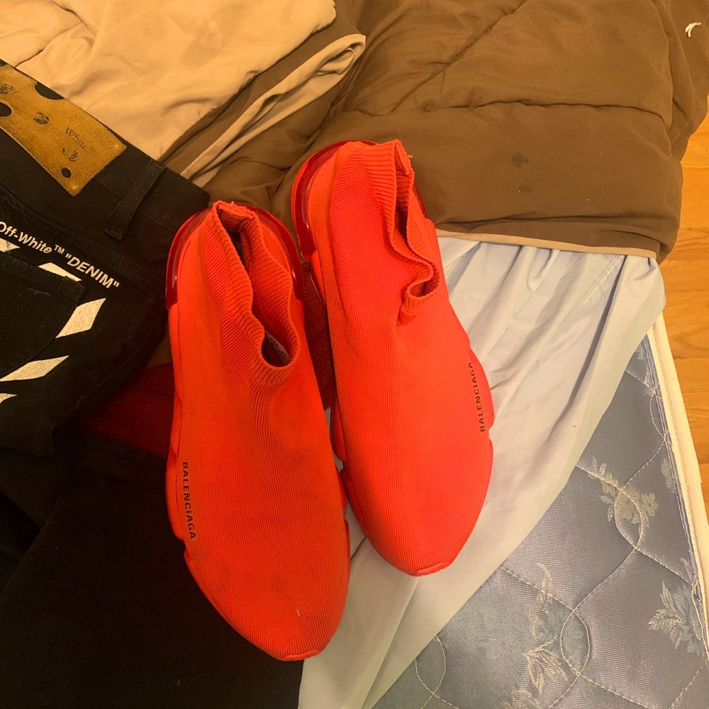 Red Balenciaga Shoes - Picture 4 of 5